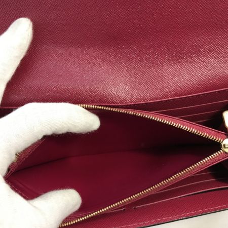  LOUIS VUITTON ルイヴィトン ポルトフォイユ サラ 二つ折り長財布 モノグラム M62234 フューシャ ポケット反り・角スレ有