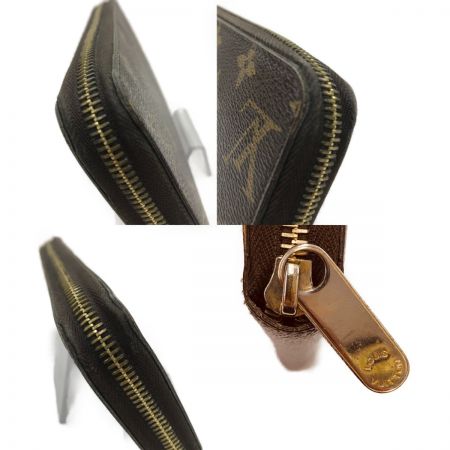  LOUIS VUITTON ルイヴィトン モノグラム ジッピー ウォレット ラウンドファスナー 長財布 M42616 汚れ・角スレあり