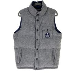  FIDELITY ダウンベスト リバーシブル 9F-01 グレー Lサイズ Bランク