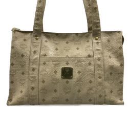 ## MCM エムシーエム トートバッグ ヴィセトス柄 ロングショルダー  ベージュ Cランク