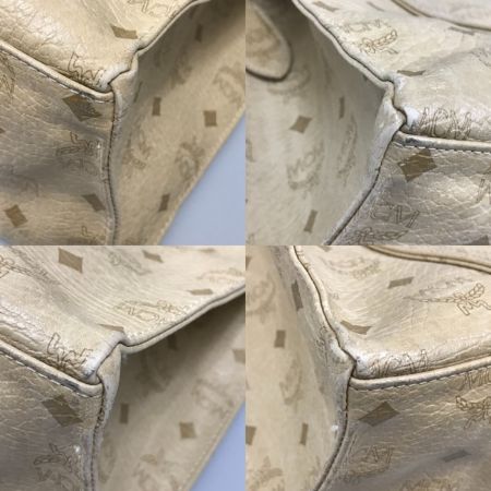  MCM エムシーエム トートバッグ ヴィセトス柄 ロングショルダー  ベージュ