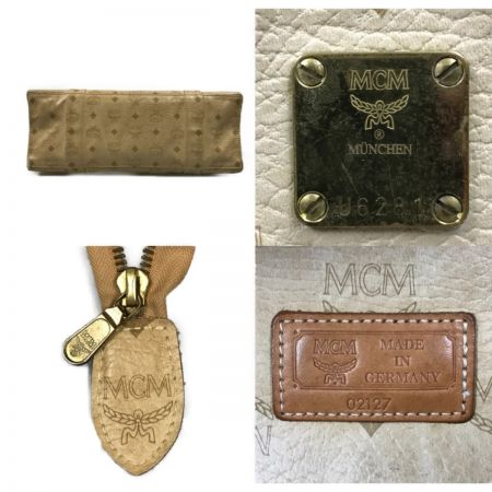  MCM エムシーエム トートバッグ ヴィセトス柄 ロングショルダー  ベージュ