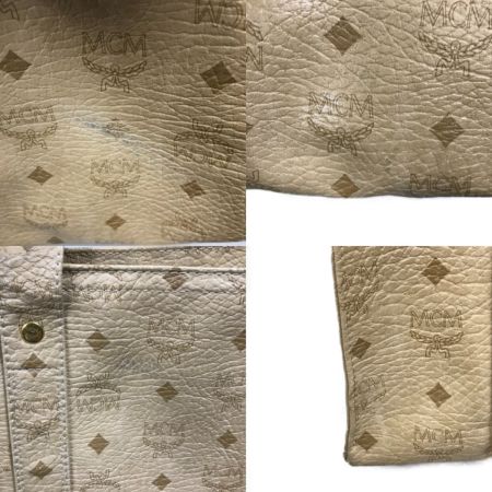  MCM エムシーエム トートバッグ ヴィセトス柄 ロングショルダー  ベージュ