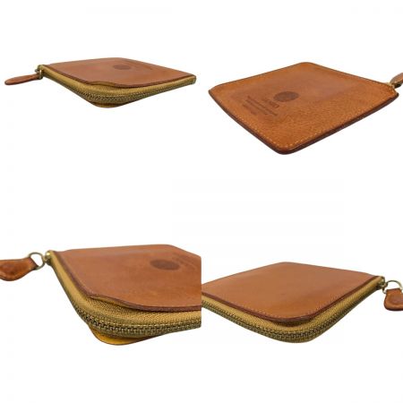  GANZO MINERVA NATURAL ZIP パース フラグメントケース ナチュラル