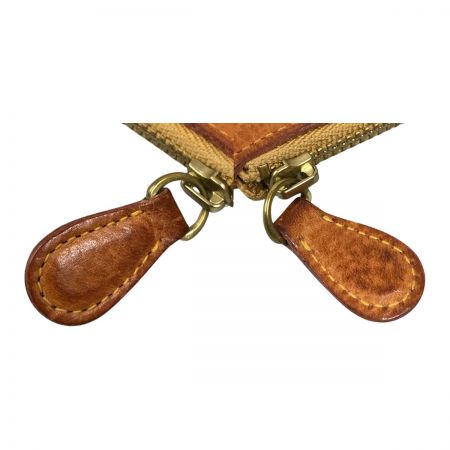  GANZO MINERVA NATURAL ZIP パース フラグメントケース ナチュラル