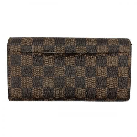 中古】 LOUIS VUITTON ルイヴィトン ダミエ ポルトフォイユ・サラ 2