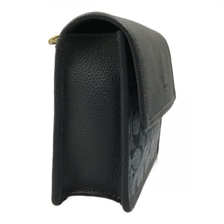  COACH コーチ シグネチャー シャンブレーターナー フラップ クロスボディ C8185 デニム