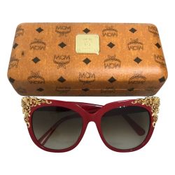 ## MCM エムシーエム サングラス レッド キャットアイ MCM631SA レッド Bランク