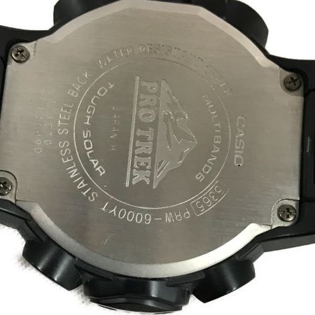  CASIO カシオ プロトレック 電波ソーラー 腕時計 PRW-6000YT