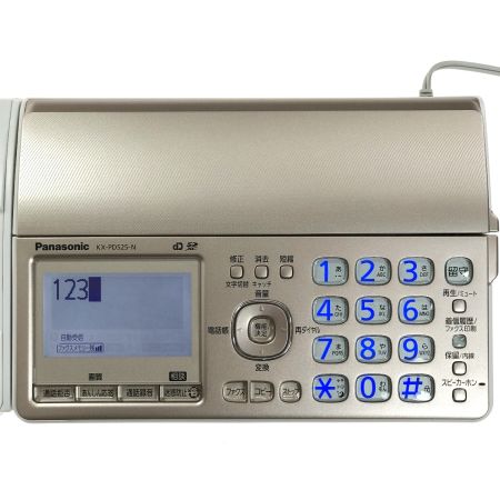  Panasonic パナソニック おたっくす デジタルコードレスファクス 子機1台付 KX-PD525DL ピンクゴールド