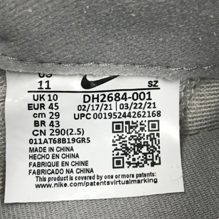  NIKE ナイキ NIKE × sacai LD Waffle  ナイキ サカイ ワッフル スニーカー SIZE 29cm DH2684 001 ライトスモークグレー