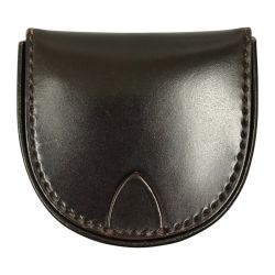 ## GANZO ガンゾ THIN BRIDLE シンブライドル 馬蹄小銭入れ 0057191-56 ダークブラウン Cランク