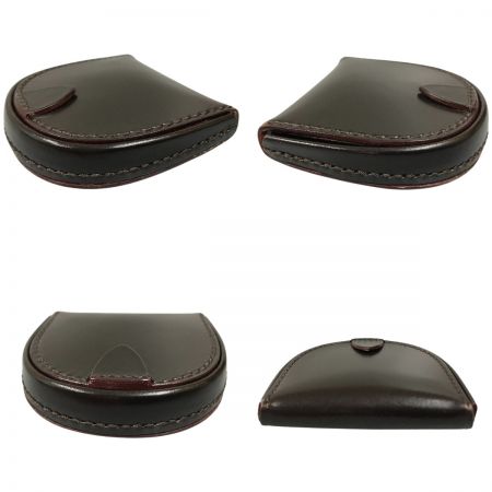  GANZO ガンゾ THIN BRIDLE シンブライドル 馬蹄小銭入れ 0057191-56 ダークブラウン