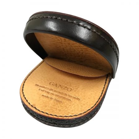  GANZO ガンゾ THIN BRIDLE シンブライドル 馬蹄小銭入れ 0057191-56 ダークブラウン