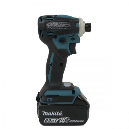  MAKITA マキタ 充電式インパクトドライバ 18V 6.0Ah  TD172DRGX ブルー