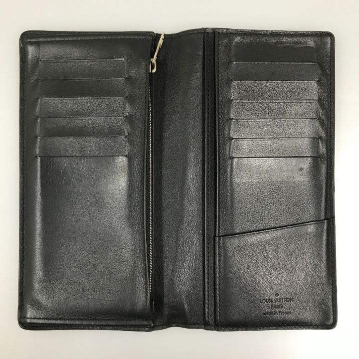 LOUIS VUITTON ルイヴィトン 長財布 トリヨン ポルトフォイユ・ブラザ M58192 ブラック｜中古｜なんでもリサイクルビッグバン