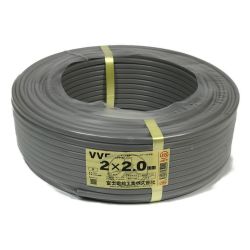 ## 富士電線工業 VVFケーブル 2×2.0mm 100m グレー (2) Nランク