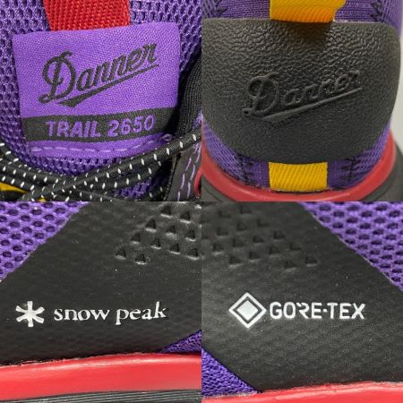  Danner ダナー Snow Peakコラボ W's TRAIL 2650 GTX SP 24cm スニーカー DN-SE-21SU009 パープル