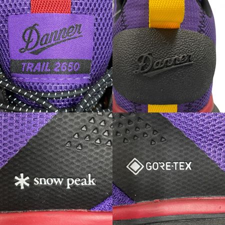  Danner ダナー Snow Peakコラボ W's TRAIL 2650 GTX SP 24.5cm スニーカー DN-SE-21SU009 パープル