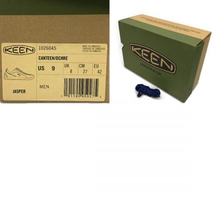  KEEN キーン JASPER CANTEEN /OCHRE 靴 1026045 オリーブ系