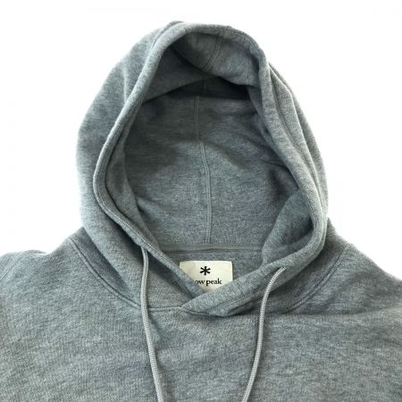  snowpeak スノーピーク スウェットパーカー Graphic Parka MM4110-PK0105MG グレー XLサイズ