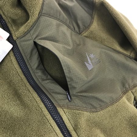  snowpeak スノーピーク フリースジャケット MM4110-JK03020L オリーブ Sサイズ