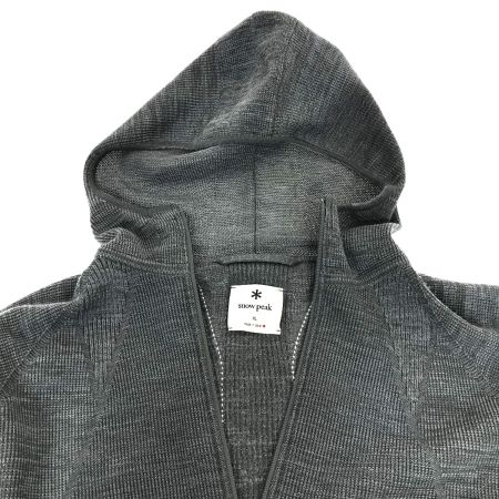  snowpeak スノーピーク ストレッチ ニット ジャケット SW-21AU01205MG M.Grey XLサイズ