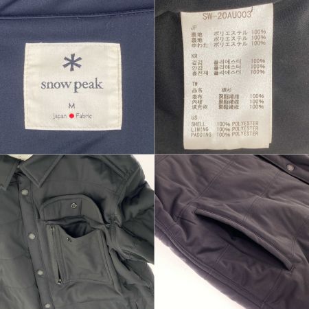  snowpeak スノーピーク Flexible Insulated Shirt SW-20AU003 ブラック Mサイズ