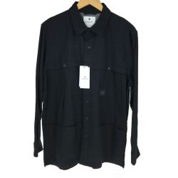 ## snowpeak スノーピーク TAKIBI Light Denim Utility Shirt SH-21AU401 ブラック Aランク