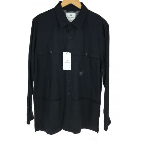  snowpeak スノーピーク TAKIBI Light Denim Utility Shirt SH-21AU401 ブラック