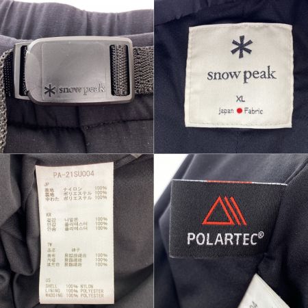  snowpeak スノーピーク Flexible Insulated Pants PA-21SU00405 ブラック XL