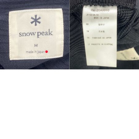  snowpeak スノーピーク ストレッチ ニット パンツ PA-20AU010 ブラック Mサイズ