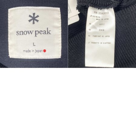  snowpeak スノーピーク ストレッチ ニット パンツ PA-20AU010 ブラック Lサイズ
