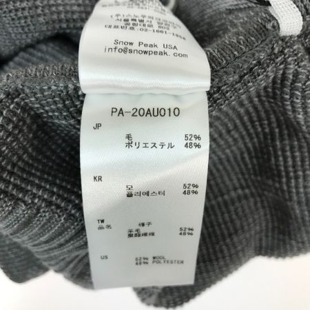  snowpeak スノーピーク ストレッチ ニット パンツ PA-20AU01005MG M.Grey XLサイズ