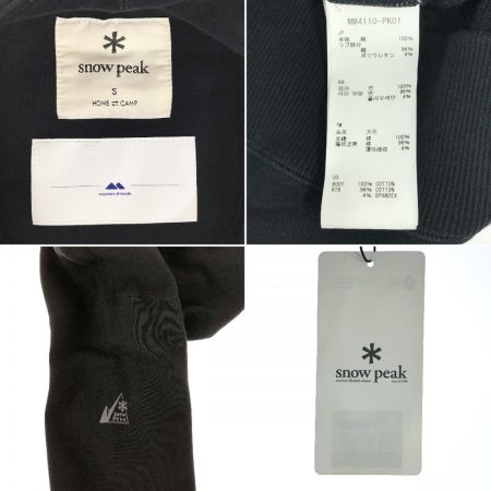  snowpeak スノーピーク スウェットパーカー Graphic Parka MM4110-PK01 ブラック Sサイズ