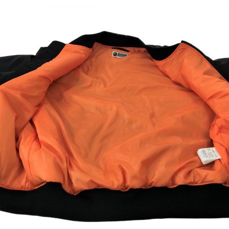  A BATHING APE アベイシングエイプ MA-1ジャケット XLサイズ 001GDJ201001H ブラック