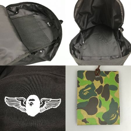  A BATHING APE アベイシングエイプ リュック 001GDJ201001H ブラック