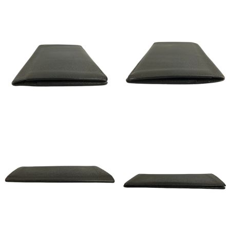  HERMES エルメス 2つ折り 長財布 札入れ シチズンツイル T刻印 ジャンク品 ブラック