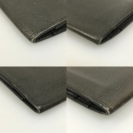  HERMES エルメス 2つ折り 長財布 札入れ シチズンツイル T刻印 ジャンク品 ブラック