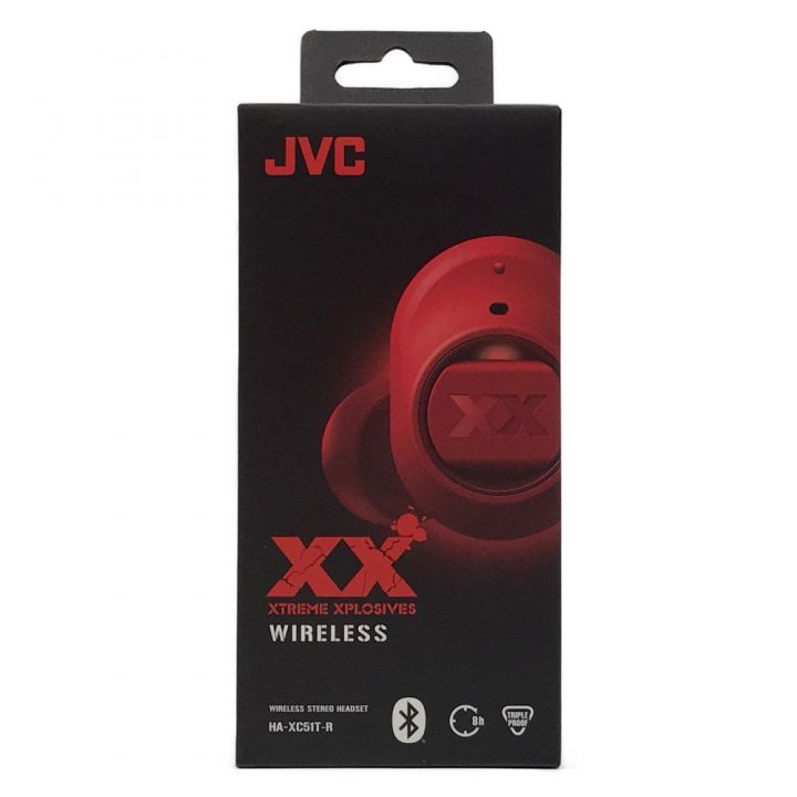 JVC ジェーブイシー ワイヤレスステレオヘッドセット Bluetooth HA-XC51T-R レッド｜中古｜なんでもリサイクルビッグバン