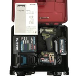 ## MAKITA マキタ 40Vmax 充電式インパクトドライバ TD001GRDXO オリーブ Bランク