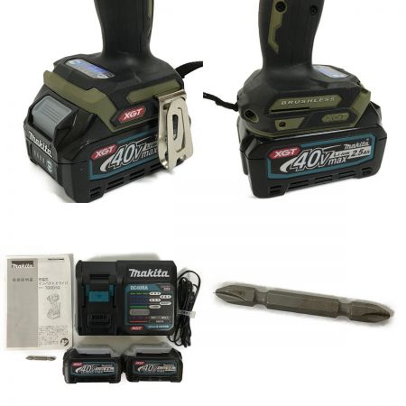  MAKITA マキタ 40Vmax 充電式インパクトドライバ TD001GRDXO オリーブ