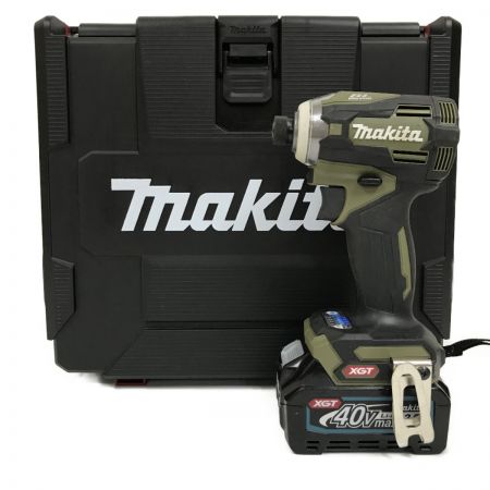  MAKITA マキタ 40Vmax 充電式インパクトドライバ TD001GRDXO オリーブ