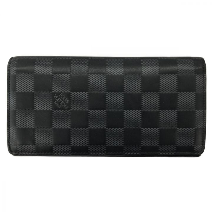 LOUIS VUITTON ルイヴィトン ダミエアンフィニ ポルトフォユ・ブラザ イニシャル入り N60334｜中古｜なんでもリサイクルビッグバン