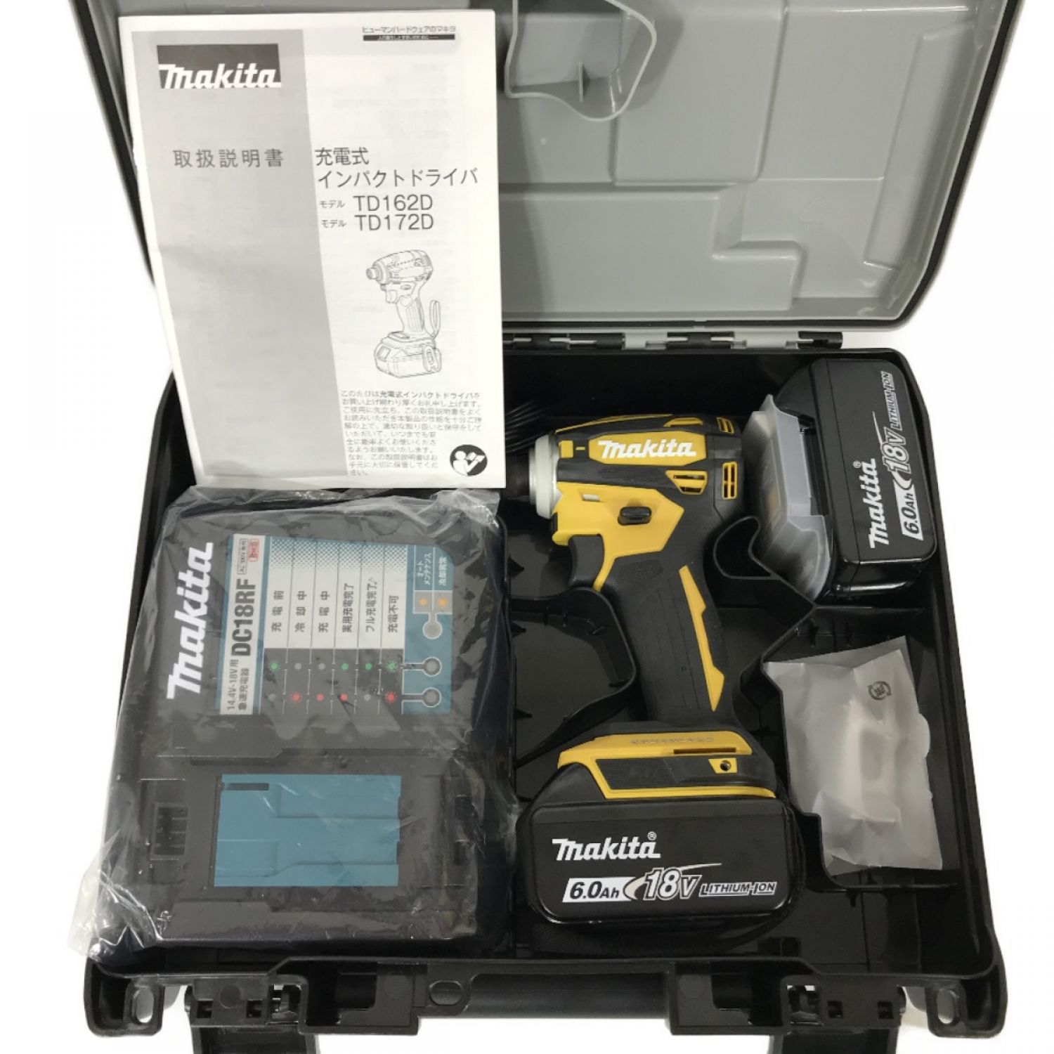 中古】 MAKITA マキタ 充電式インパクトドライバ 18V TD172DGX Sランク