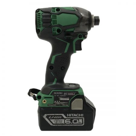 HiKOKI ハイコーキ コードレスインパクトドライバー 18V-6.0Ah WH18DDL2 アグレッシブグリーン