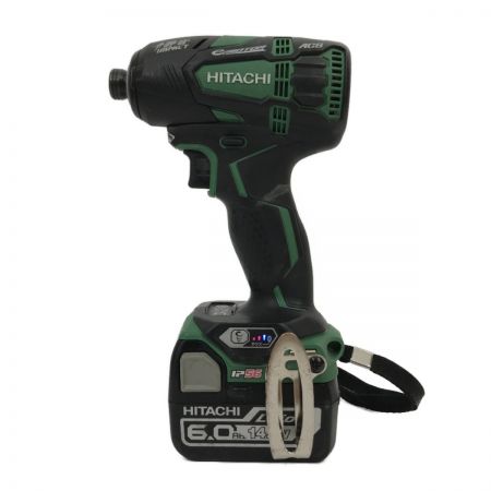  HITACHI 日立 14.4V コードレス静音インパクトドライバ WHP14DBL 2LYPK(L) アグレッシブグリーン