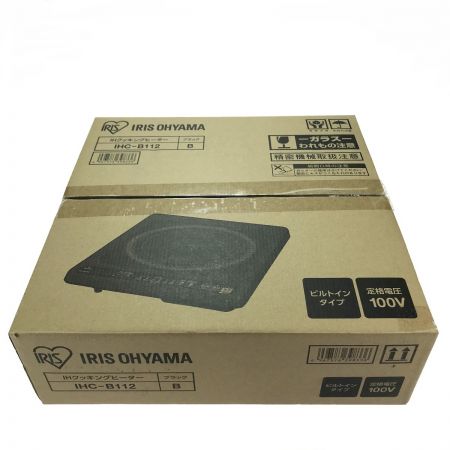  IRISOHYAMA アイリスオーヤマ ビルトイン IHクッキングヒーター 100V IHC-B112-B 黒 未開封品