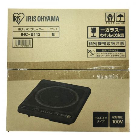  IRISOHYAMA アイリスオーヤマ ビルトイン IHクッキングヒーター 100V IHC-B112-B 黒 未開封品