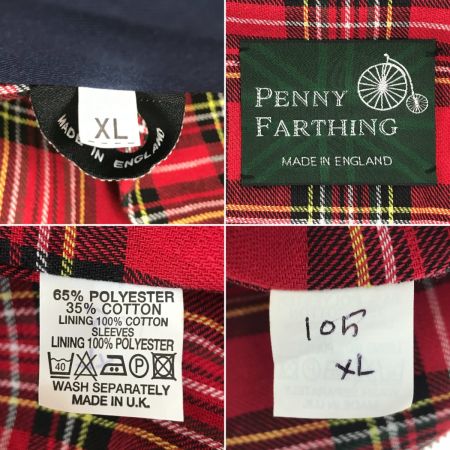  PENNY FARTHING クラシック ハリントンジャケット ネイビー XLサイズ